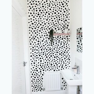 Polka Dot Stickers, Dalmatian Stickers, Polka Dot Wall Decals, Polka Dot Stickers, Irregular Dots, Wall Art, Wall Decals, Wall Stickers image 5