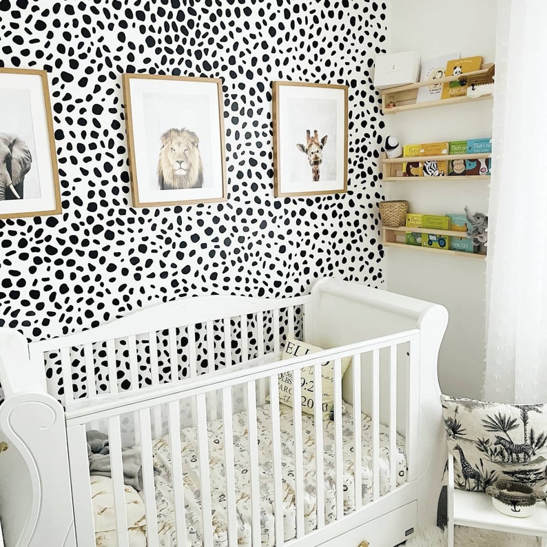 Polka Dot Stickers, Dalmatian Stickers, Polka Dot Wall Decals, Polka Dot Stickers, Irregular Dots, Wall Art, Wall Decals, Wall Stickers image 4