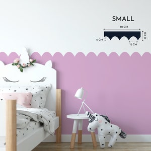 Arch Wall Paint Stencil For Nursery Rooms & Children's Bedrooms Wall Boarders Removable For Painting Bild 6