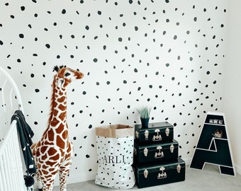 Polka Dot Wall Decal, Polka Dot Stickers, Polka Dot Decals, Irregular Polka Dots, Wall Decor, Wall Art, Wall Decals, Wall Stickers, Dots 70