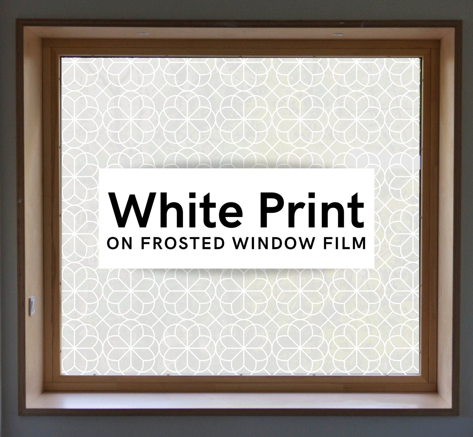 Christmas Window Sticker Window Privacy Film Winter Forest - Etsy