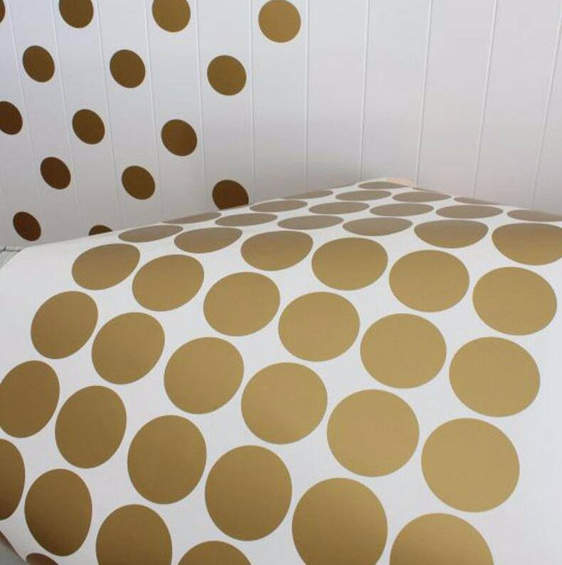 Polka Dot Nursery Wall Decals Wall Stickers for Kids Room Gold Etsy