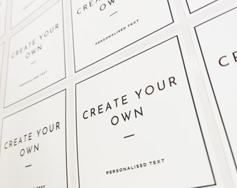 Etiquetas personalizadas para despensa de cocina, organización personalizada, frascos, pegatinas, hierbas, especias, té, café, etiquetas, crea las tuyas propias, 6,5 cm