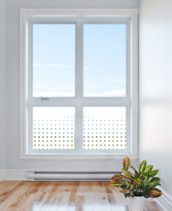 Removable Reusable Window Privacy Film Cling Mini Squares Etsy