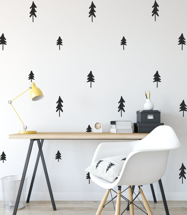 Mini Tree Wall Stickers Tree Wall Decals Tree Wall Art Etsy UK