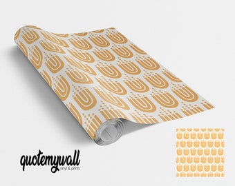 Oranje boog stippen patroon meubels vinyl wrap