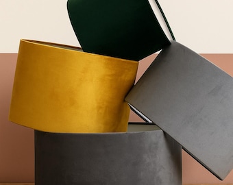 Handmade velvet Lampshade:  Home Lighting