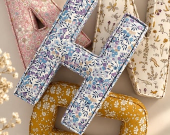 Liberty London fabric letter