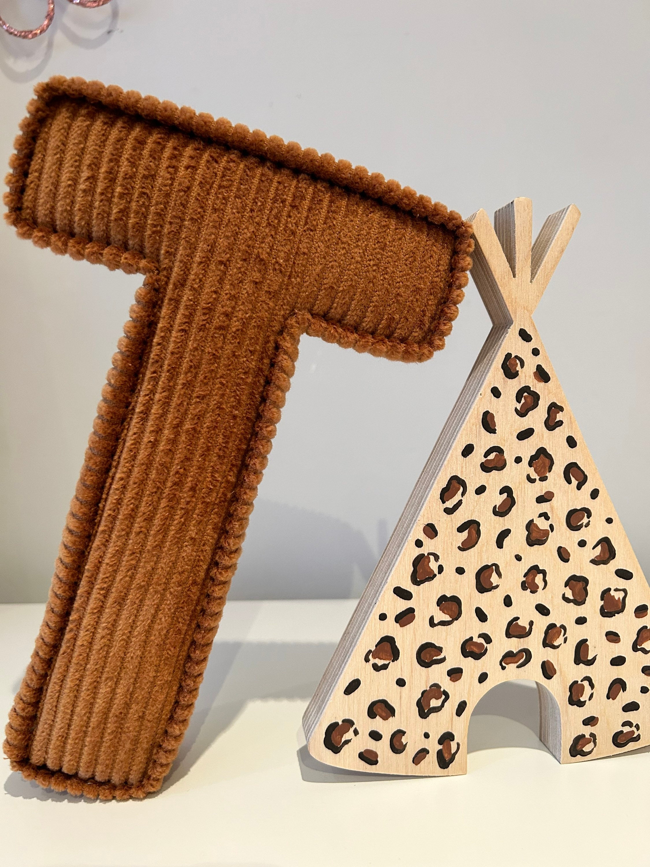 Neutral Nursery Decor Fabric Letters Birthday New Baby Gift, Baby Shower Gift, Christening Gift