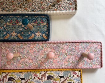 wooden peg rack peg rail Liberty London