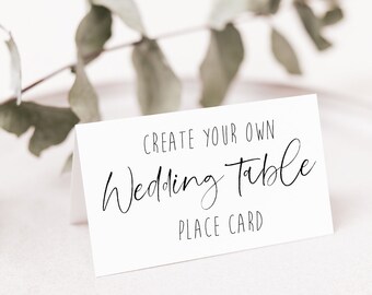 Create your own wedding table place card, eco friendly wedding table, recycled wedding place card, rectangular name place card, eco wedding