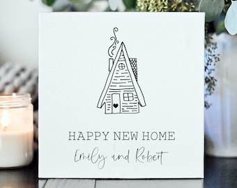 Eco Friendly New Home Card: Personalized Moving Day Card