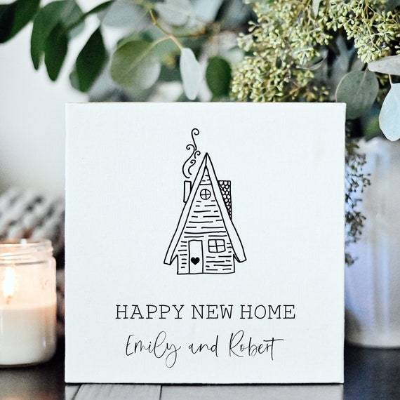 Eco Friendly New Home Card, Personalised Congratulations On Your New Home Card, Happy First New Home Card, Moving Day Card, New House Card