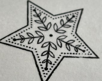 Folk Star Gift Wrap | Celestial Packaging | Recycled Tissue Paper | Eco Friendly Gift Wrapping