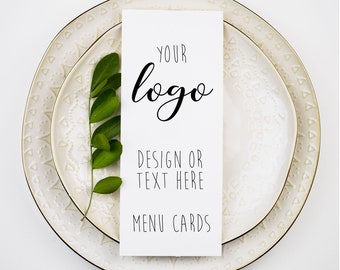 Eco Friendly Menu Cards: Custom Business Design
