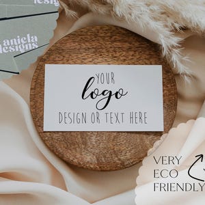 20 eco friendly business cards, sustainable business stationery,  eco friendly branded cards, design your own business cards 3.5inch x 2inch