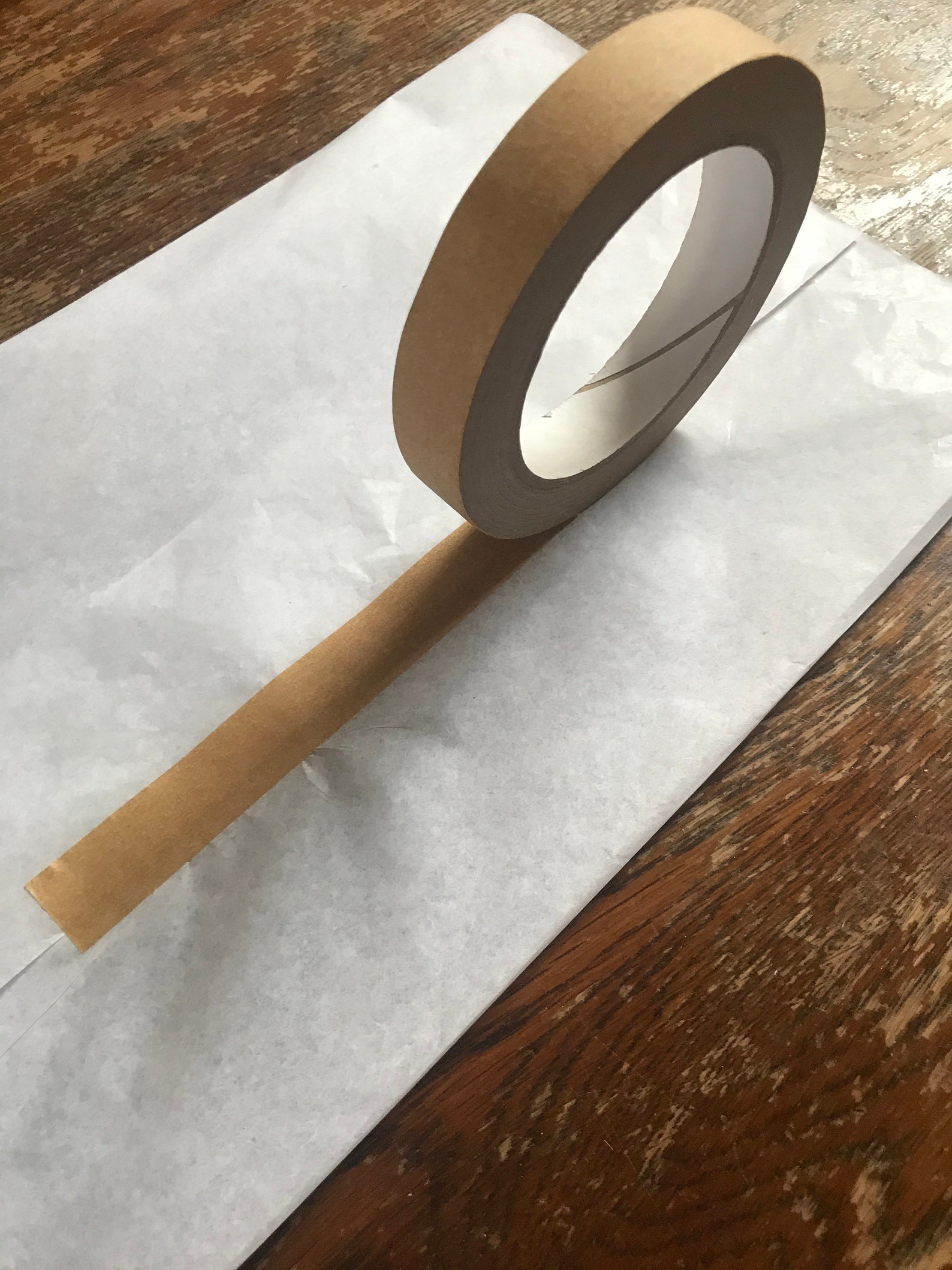 Ecofriendly Self Adhesive Paper Tape 19mm Parcel Tape 50mm Etsy