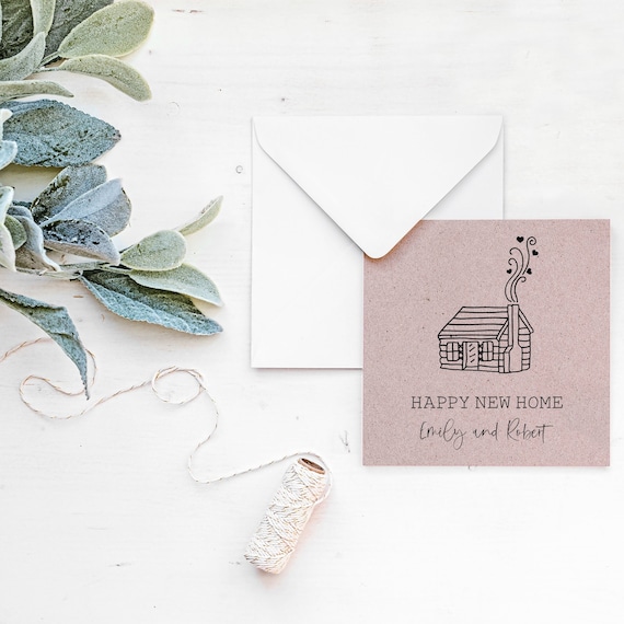 Personalised Eco Friendly New Home Card | Sustainable Congratulations Moving House