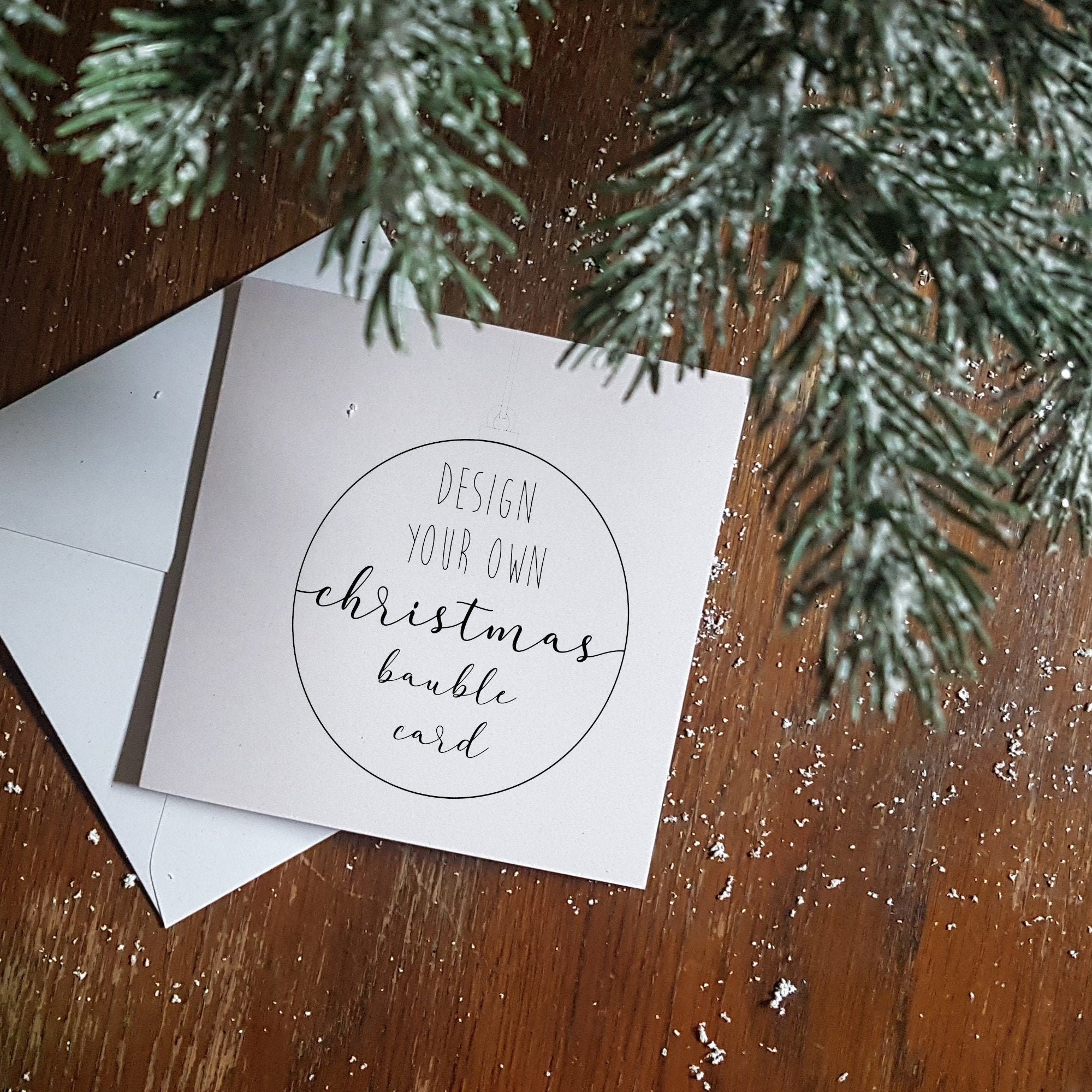 Design Your Own Christmas Card Bespoke Christmas Card Custom Etsy