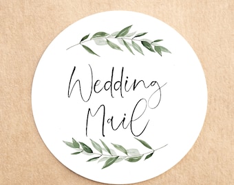 Custom Recycled Wedding Stickers: Eco-Friendly Envelope Seals for Invitations