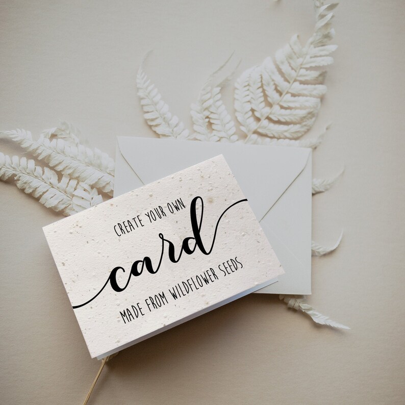 Wildflower Card Made From Wildflower Seeds A5 Plantable Etsy UK