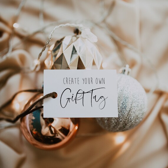 Recycled Christmas Gift Tags | Sustainable, Personalised Eco Gift Wrap