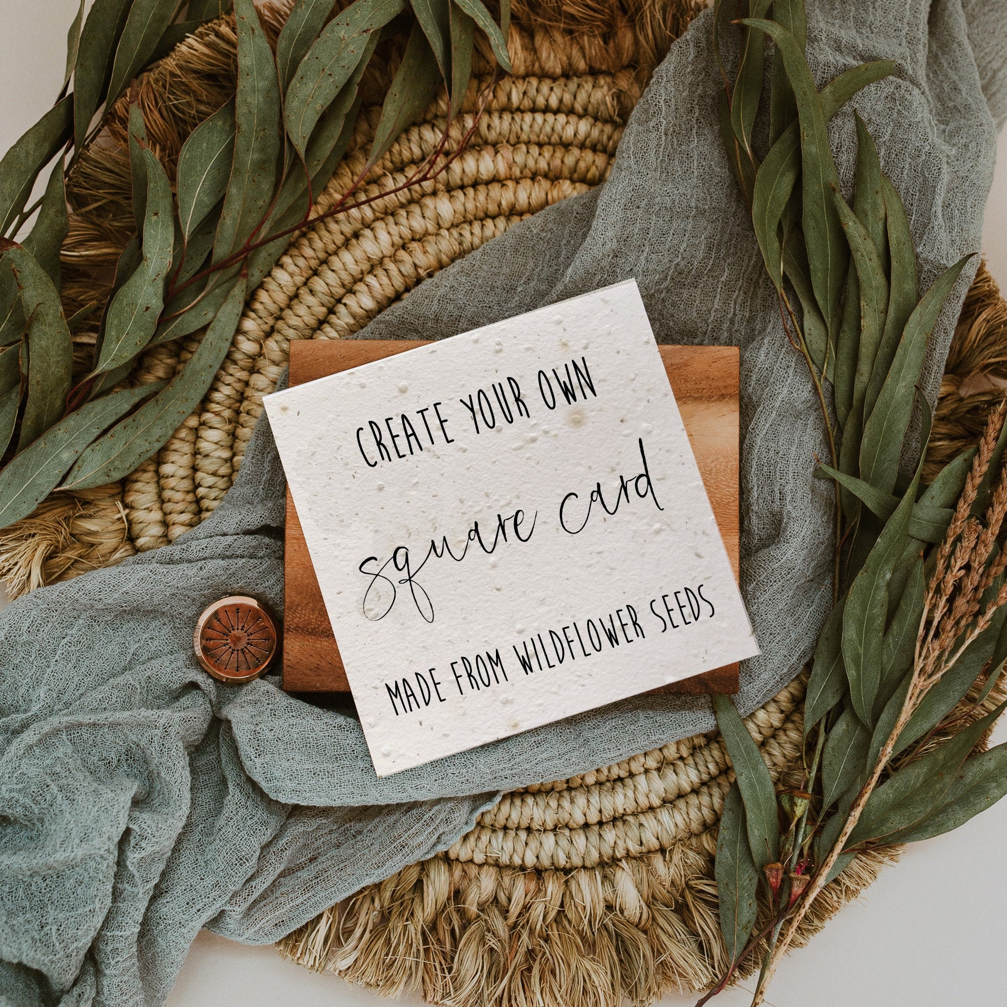 Wildflower Card Made From Wildflower Seeds A5 Plantable Etsy UK