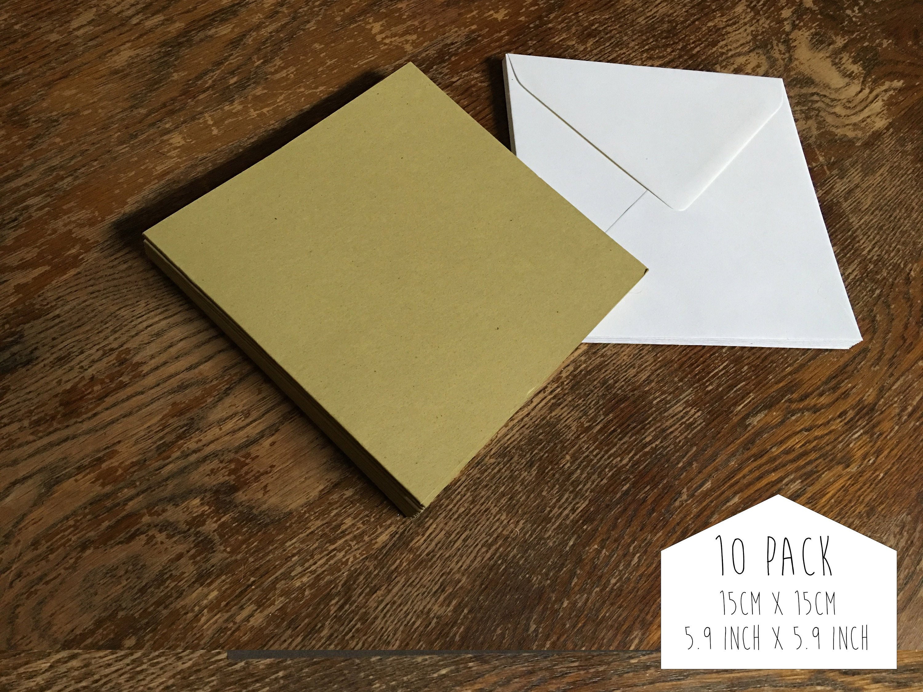 Eco Friendly Blank Cards And Envelopes For Invitations And Etsy