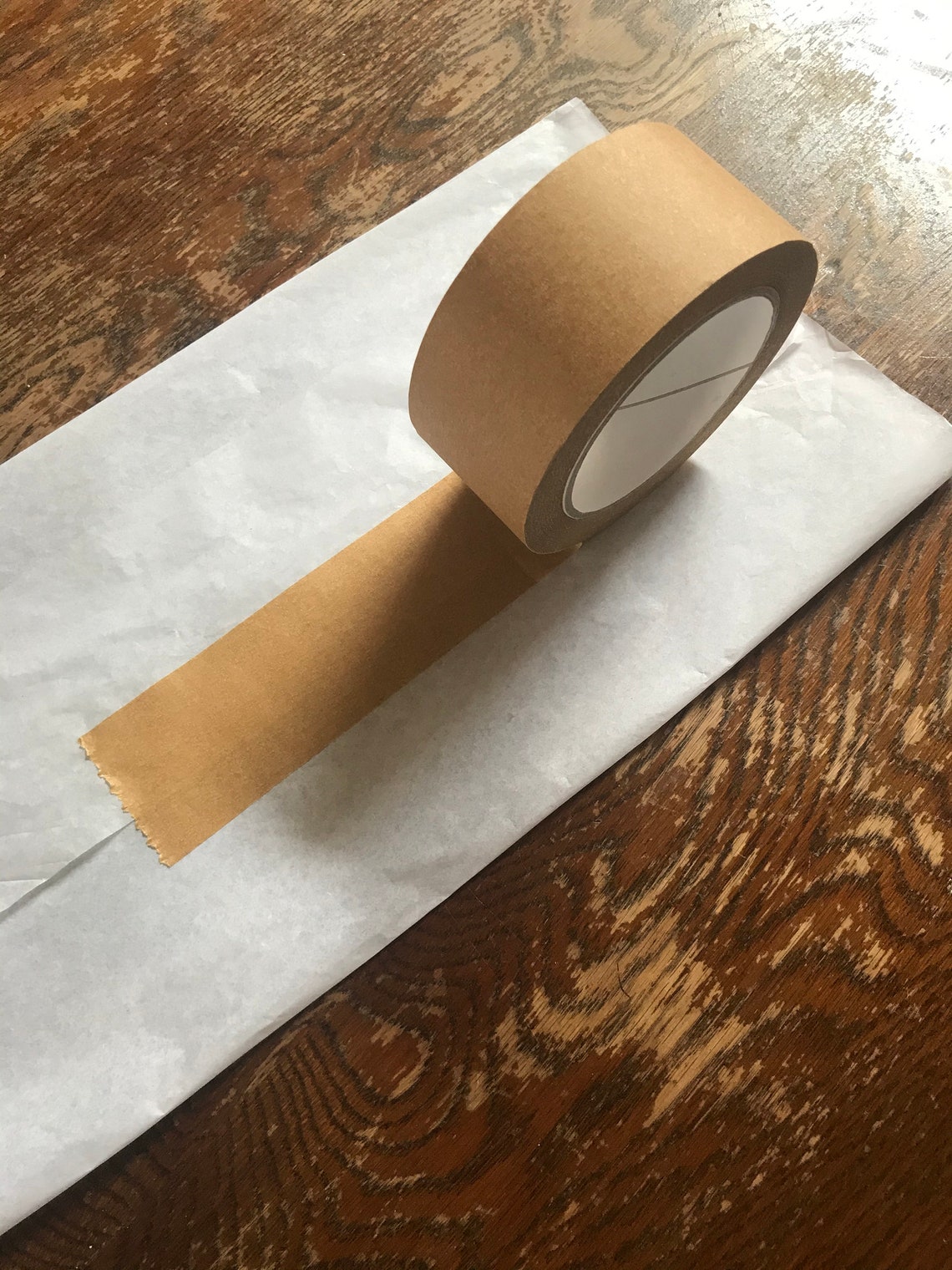 Ecofriendly Self Adhesive Paper Tape 19mm Parcel Tape 50mm Etsy UK