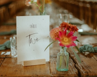 Custom Wedding Table Prints: Eco-Friendly Recycled Paper