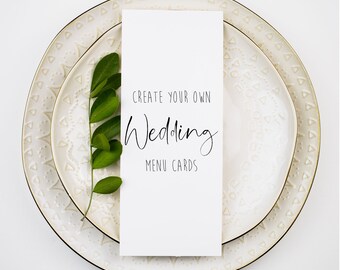 Eco Friendly Wedding Menu Cards: Sustainable, Recycled