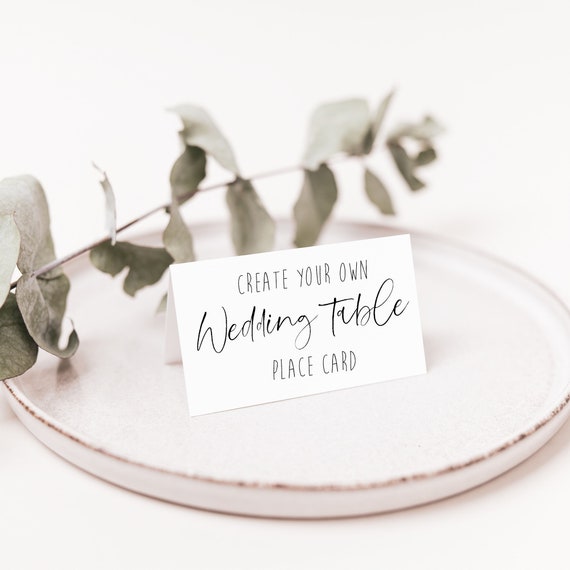 Create your own wedding table place card, eco friendly wedding table, recycled wedding place card, rectangular name place card, eco wedding