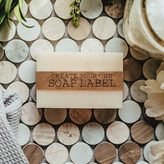 Custom Kraft Brown Soap Labels | Eco Friendly Packaging, Sustainable Merchandise Tags