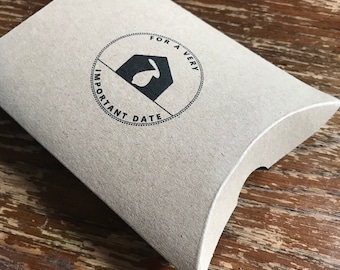 Custom Printed Pillow Boxes, Eco Friendly Packaging, Small Business, Wedding Favours UK