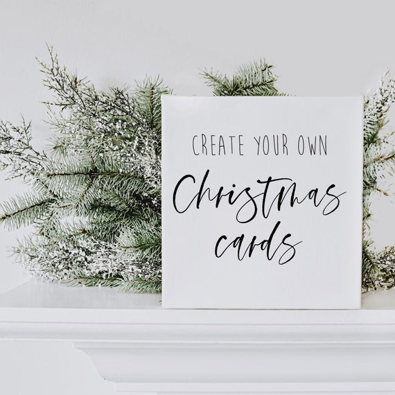 Eco Friendly Design your own Christmas card, custom Christmas card, bespoke Christmas card, personalised recycled Christmas card