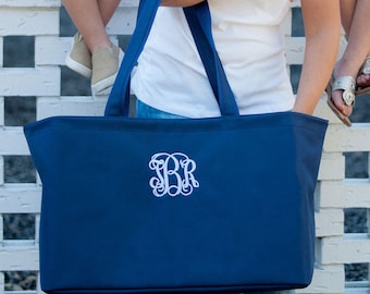 Monogrammed Ultimate Tote Bag - Monogrammed Tote Bag - Monogrammed Travel Tote - Unique Gift Idea - Hostess Gift Idea - Ultimate Tote Bag