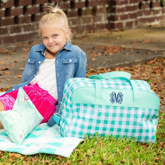 de viaje para niños con monograma Bolsa de de Etsy España