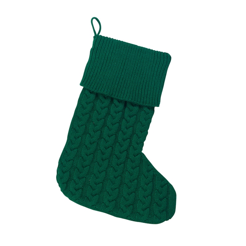 Unique Gift Idea Under 20 Monogrammed Cable Knit Christmas Stocking Holiday Stocking Monogrammed Stocking Christmas Stocking