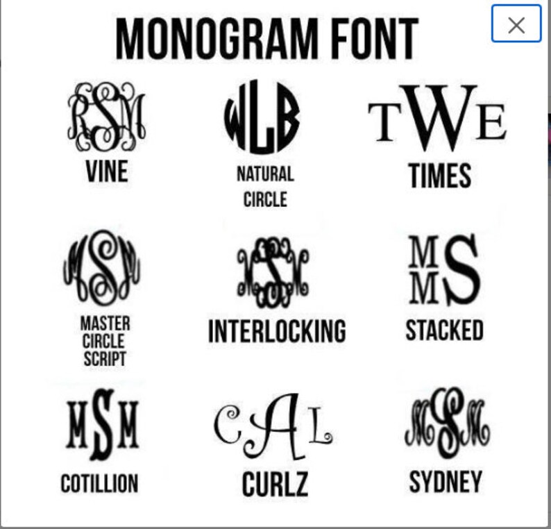 Monogrammed Colorblock Canvas Cosmetic Bag Monogrammed - Etsy