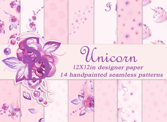 Scarica Gratis Images Rose Licorne Papier Peint A La Main Aquarelle Transparente Motif dernière salutations