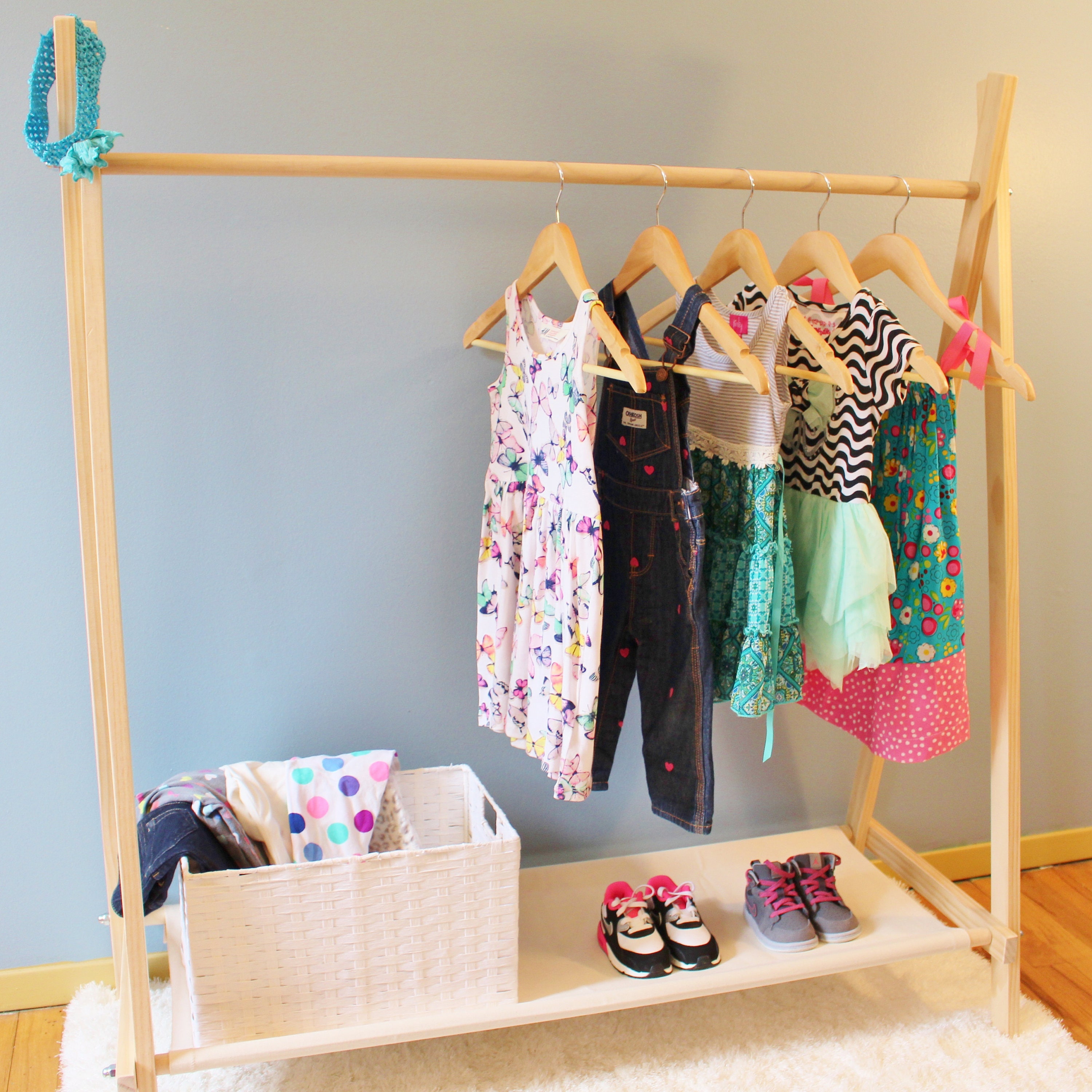 Clothing Rack Dress up Storage Childrens Decor Kids - Etsy UK