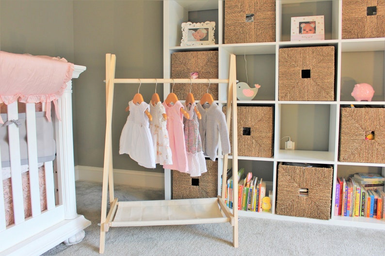 Clothing Rack Nursery Decor Dress up Station Kids Clothing Etsy