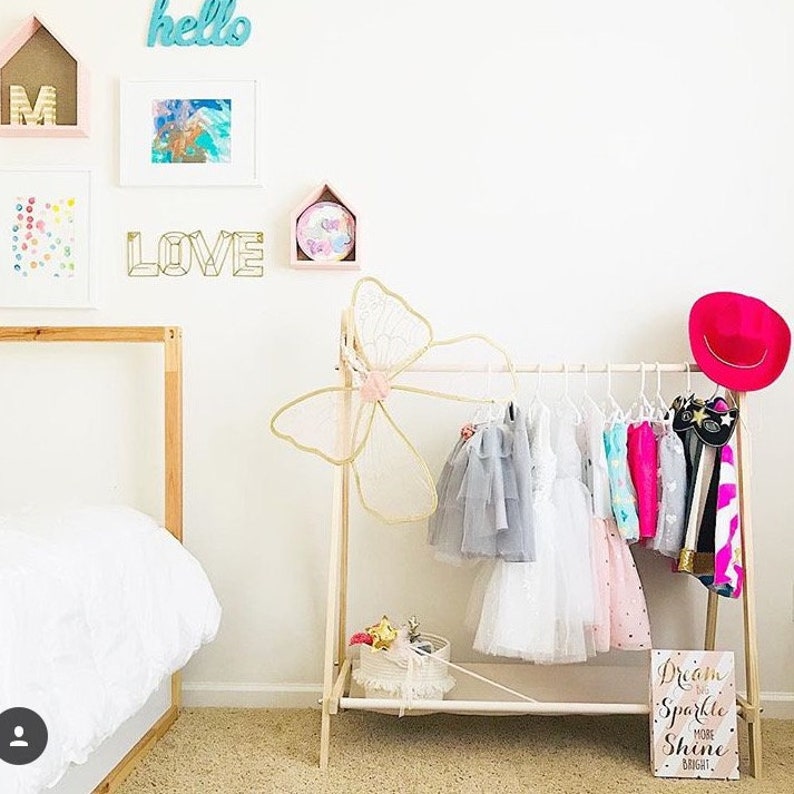 Clothing Rack Nursery Decor Dress up Station Kids Clothing Etsy