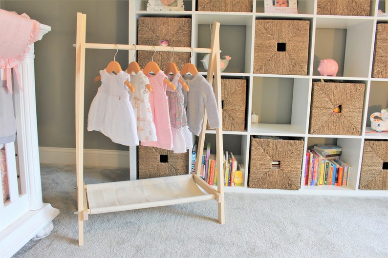 Clothing Rack Nursery Decor Dress up Station Kids Clothing Etsy