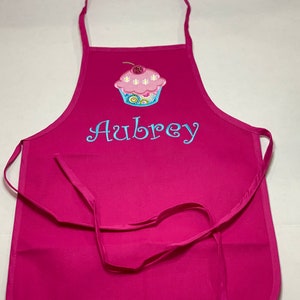 Apron Cupcake, Matching Apron, Kids Apron, Adults Apron, Custom Kids Apron, Mom and Me Apron, MiMi Apron, Gigi Apron