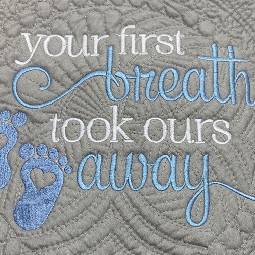 Personalized Baby Quilt Blanket Embroidered Quilt Heirloom Etsy