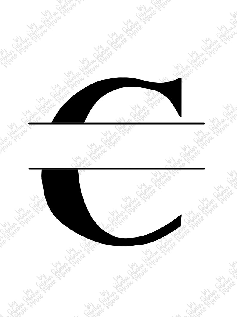 Free Free C Split Monogram Svg Free