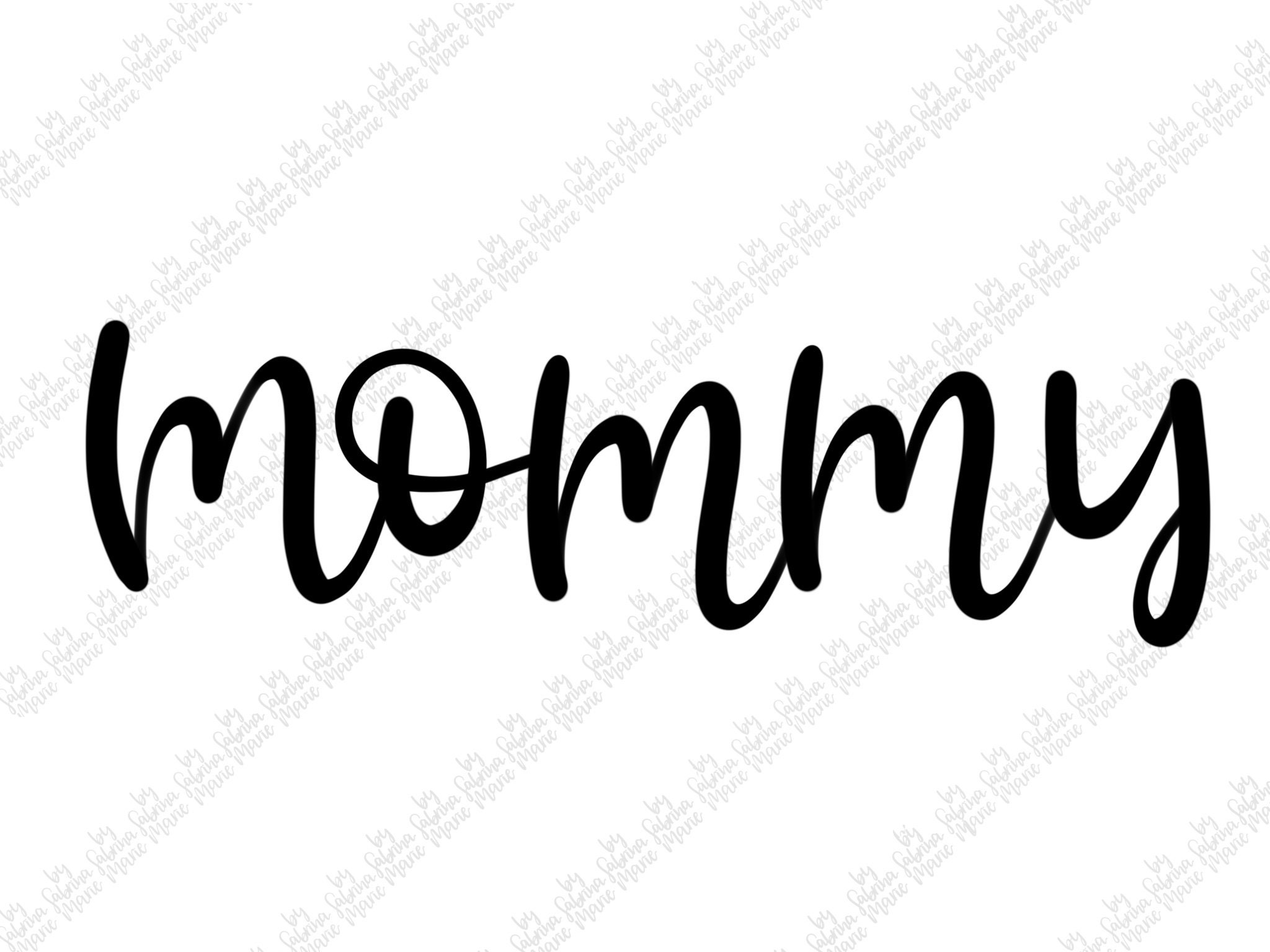 Mommy Handwritten Digital Download SVG & PNG - Etsy