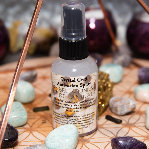 Crystal Grid Activation Spray