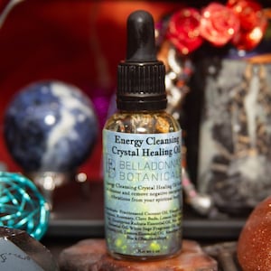 Energy Cleansing Crystal Healing Oil